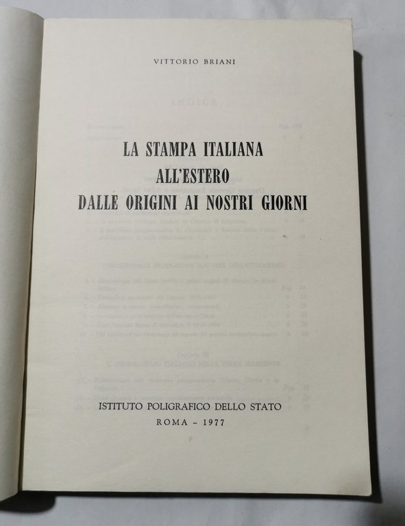 La stampa italiana all'estero dalle origini ai giorni nostri