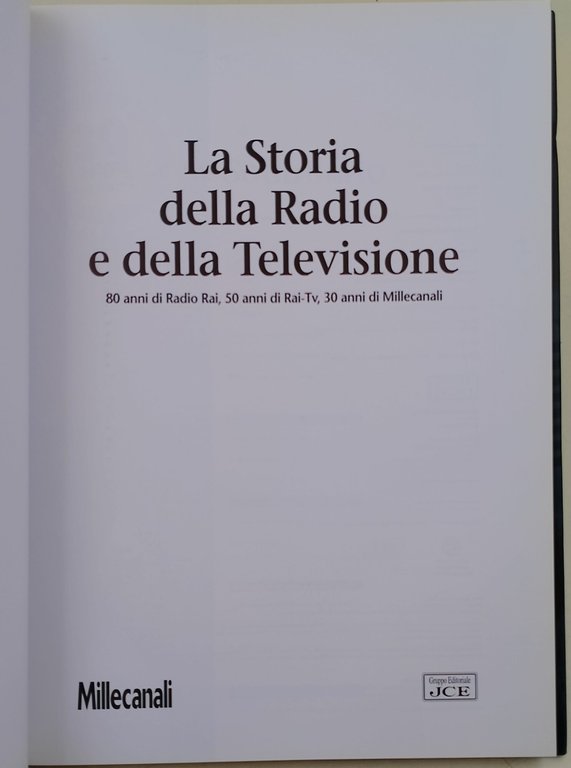 La storia della radio e della televisione-80 anni di Radio …