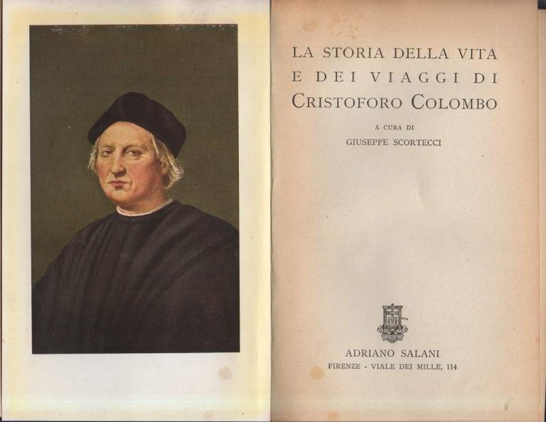 LA STORIA DELLA VITA E DEI VIAGGI DI CRISTOFORO COLOMBO …