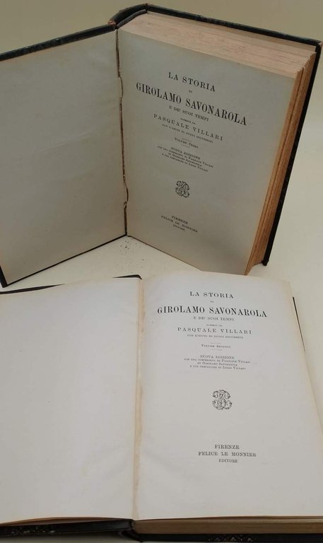 LA STORIA DI GIROLAMO SAVONAROLA E DE' SUOI TEMPI- 2 …