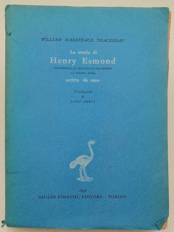 LA STORIA DI HENRY ESMOND COLONNELLO AL SERVIZIO DI SUA …