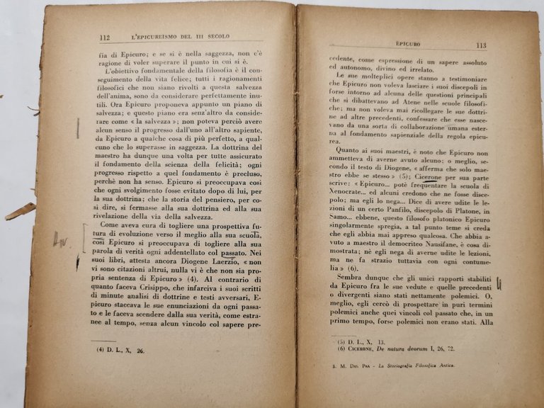 La storiografia filosofica antica