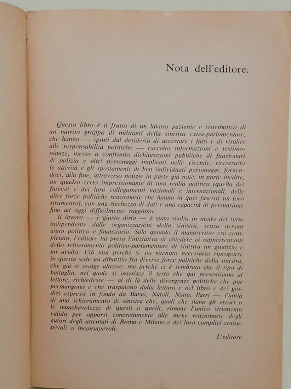 LA STRAGE DI STATO-CONTROINCHIESTA( 1970)