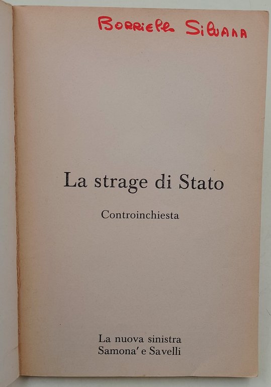 La strage di Stato-Controinchiesta