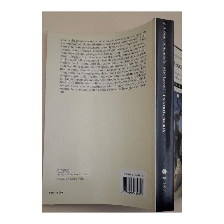 LA STREGONERIA-DIAVOLI, STREGHE, INQUISITORI DAL TRECENTO AL SETTECENTO(1991)