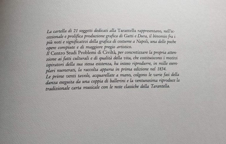 LA TARANTELLA-ALBUM DI GATTI E DURA(SENZA DATA)