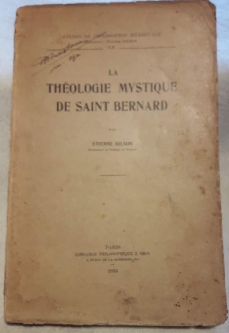 LA THEOLOGIE MYSTIQUE DE SAINT BERNARD( 1934) | Immagine principale
