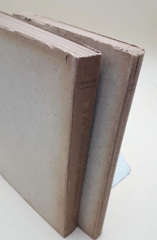 LA TOPOGRAFIA PER I GEOMETRI-VOLL II E III(1952)