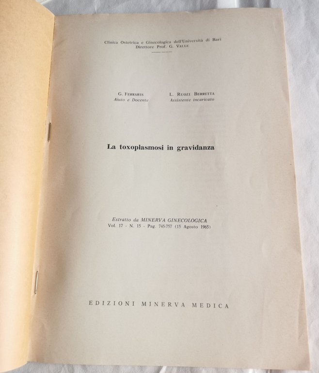 La toxoplasmosi in gravidanza