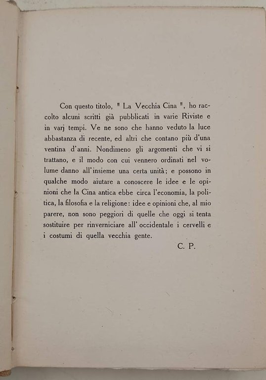 LA VECCHIA CINA(1913)
