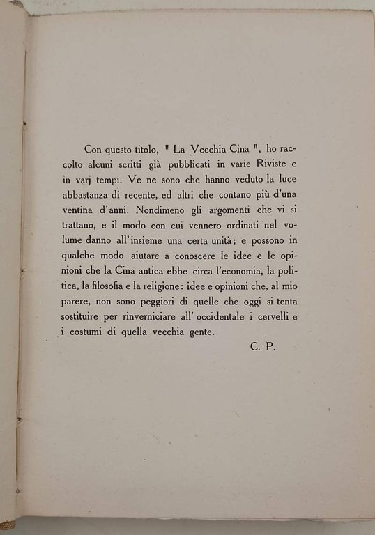 LA VECCHIA CINA(1913)