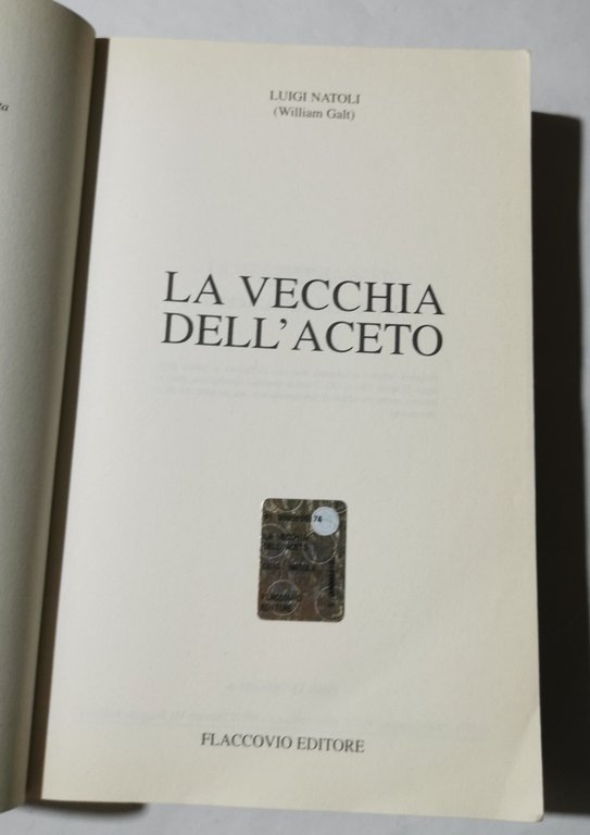 La vecchia dell'aceto