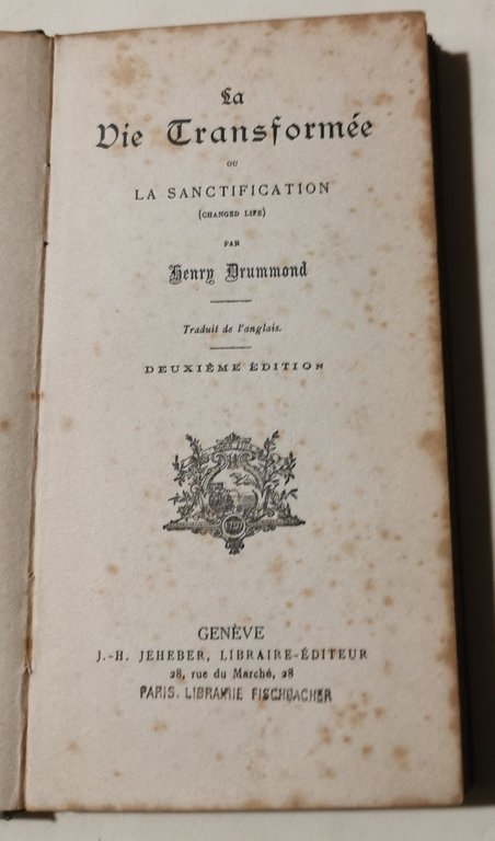 La vie transformee ou la santification | Immagine Gallery 2