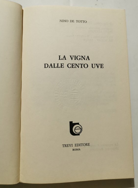 La vigna delle cento uve