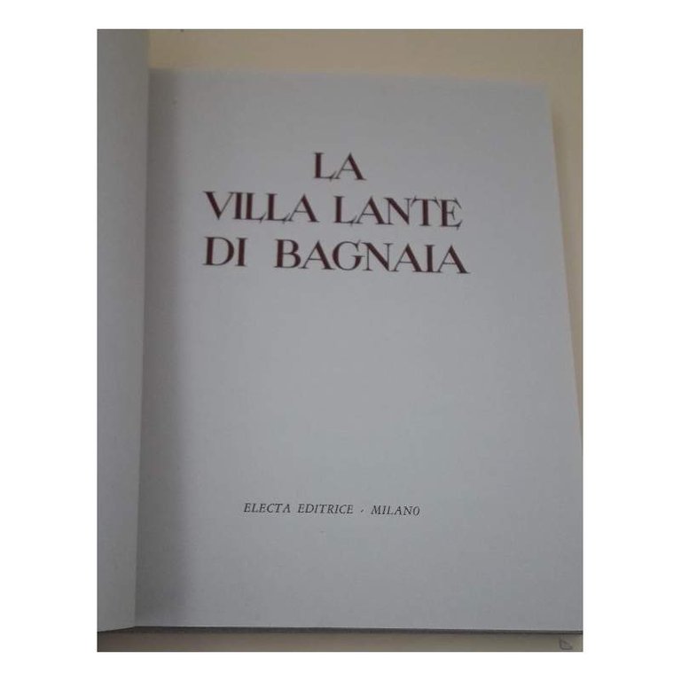 LA VILLA LANTE DI BAGNAIA(1961)