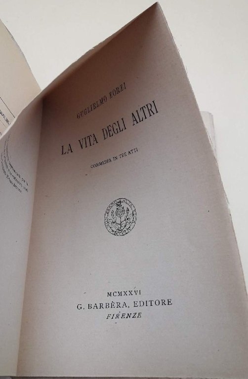 LA VITA DEGLI ALTRI (1926)