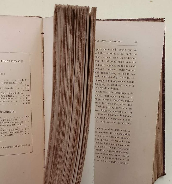 LA VITA E LO SVILUPPO DEL LINGUAGGIO( 1876)