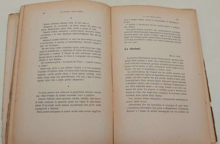 La vittoria dello spirito-cinque anni di passione italiana 1918-1922