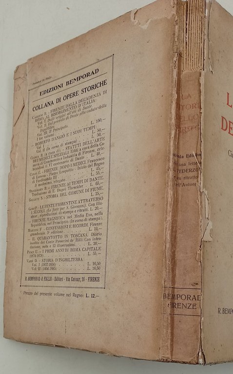 La vittoria dello spirito-cinque anni di passione italiana 1918-1922