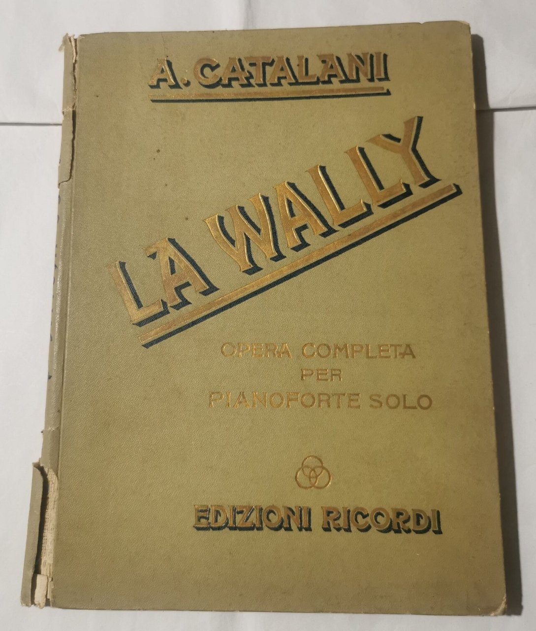 La Wally - Opera completa per pianoforte solo
