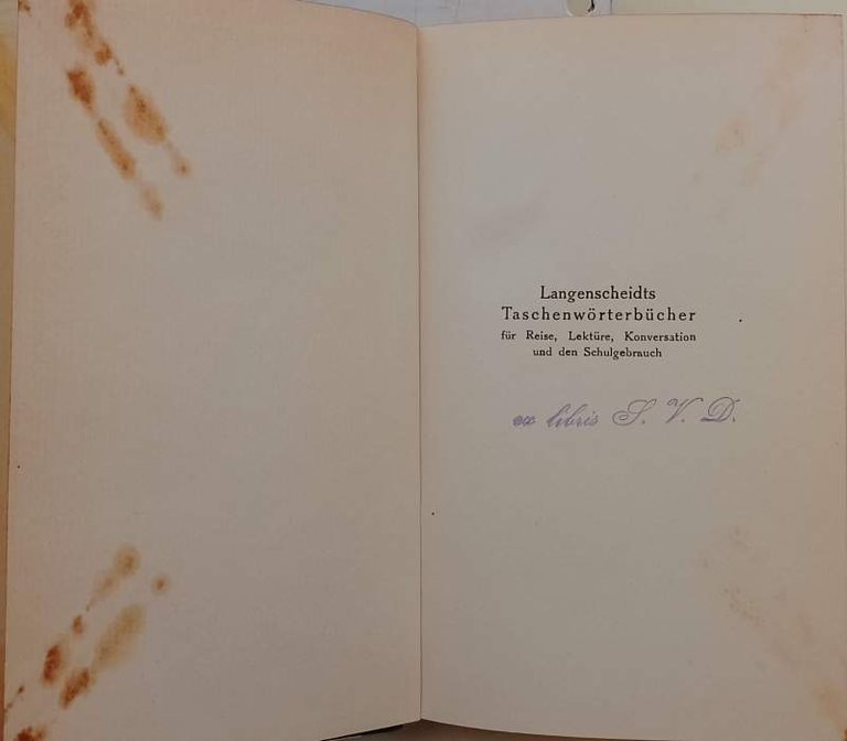 LANGENSCHEIDTS HEBRAISCH-DEUTSCHES TASCHENWORTERBUCH AUS DEN GELESENSTEN TEILEN DES ALTEN TESTAMENT(1912)