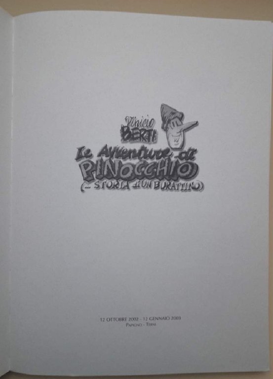 LE AVVENTURE DI PINOCCHIO(STORIA DI UN BURATTINO)