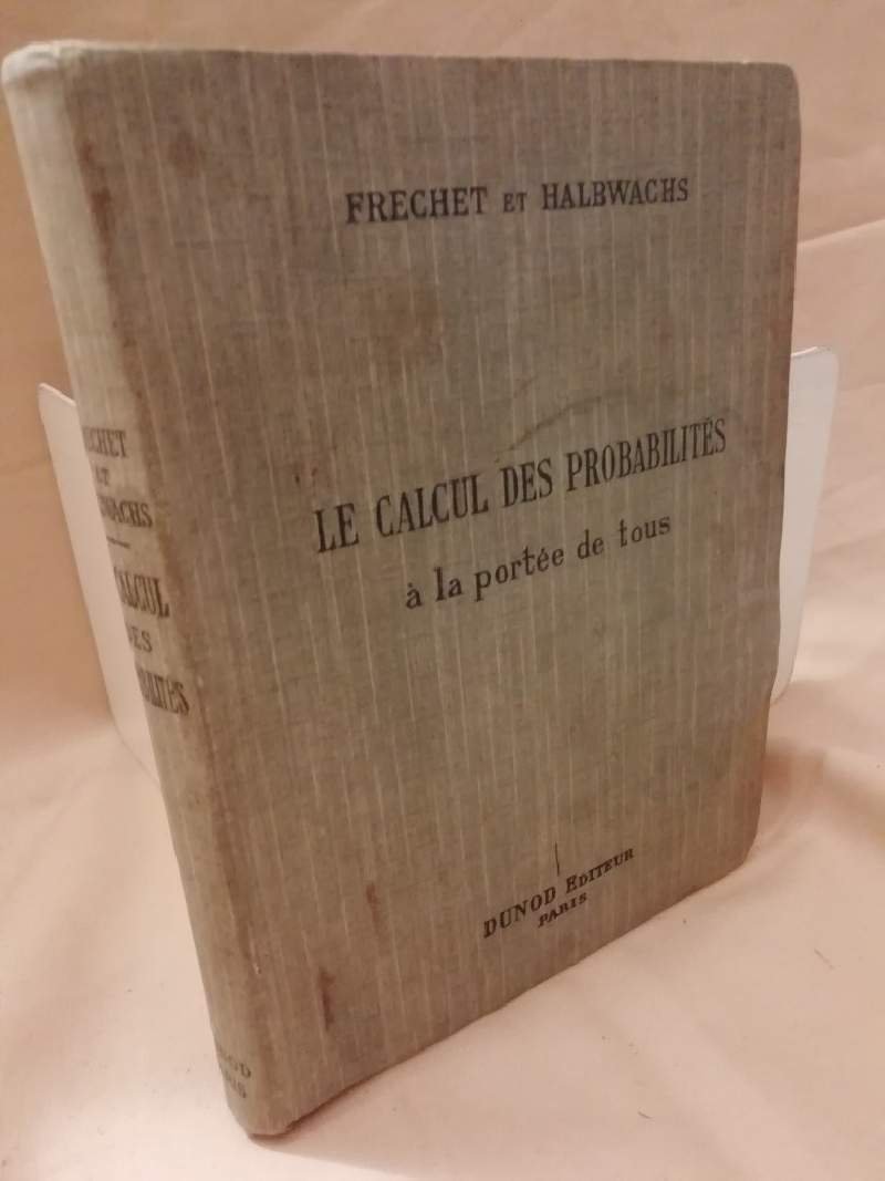 LE CALCUL DES PROBABILITIES A LA PORTEE DE TOUS(1924)