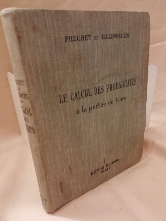 LE CALCUL DES PROBABILITIES A LA PORTEE DE TOUS(1924)