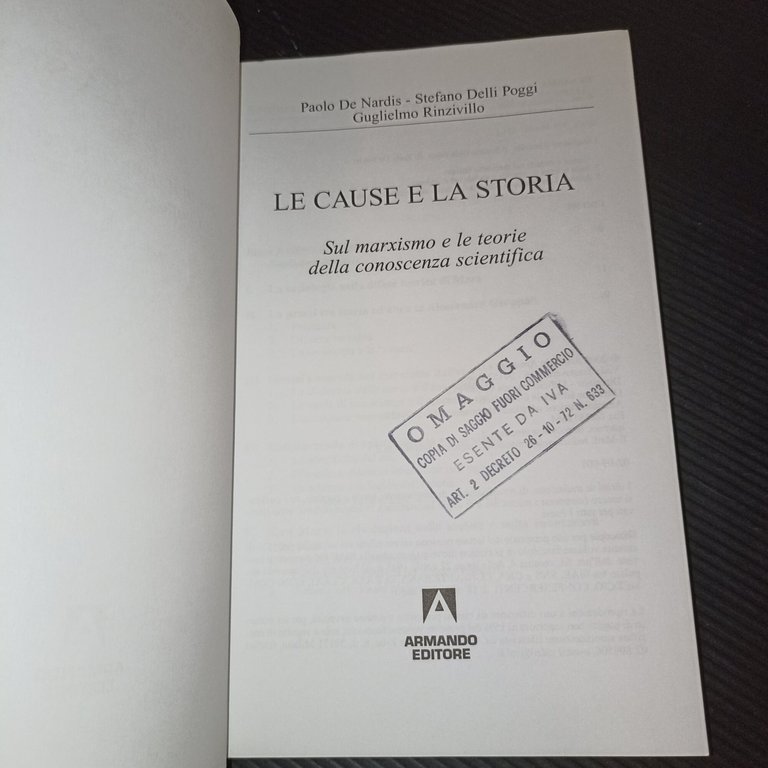 Le cause e la storia: sul marxismo e le teorie …