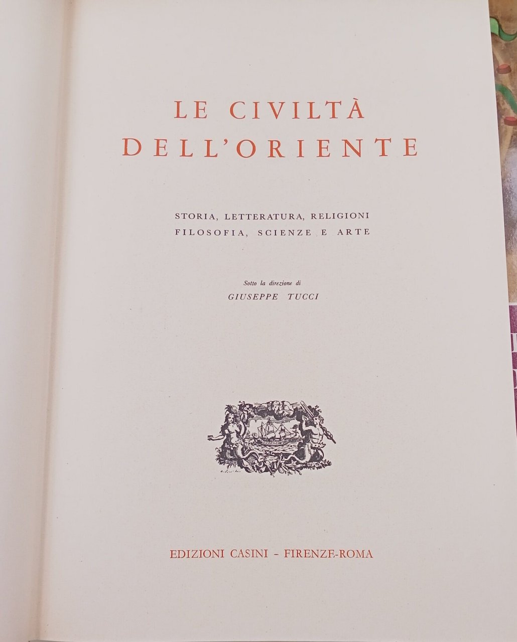 Le civilta' dell'oriente-storia, letteratura, scienze e arte- 4 voll.