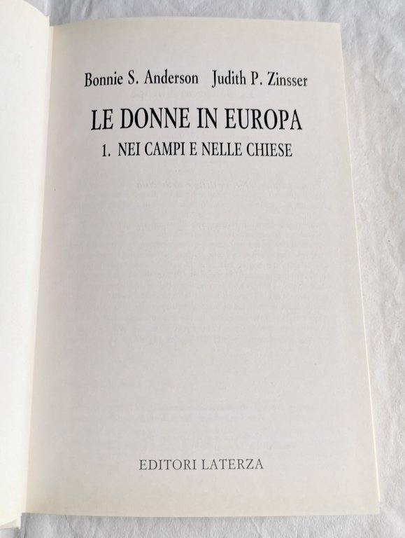 Le donne in Europa - 1 Nei campi e nelle …