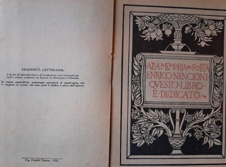 LE ELEGIE ROMANE(1921)