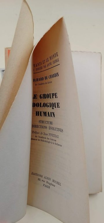LE GROUPE ZOOLOGIQUE HUMAIN-STRUCTURE ET DIRECTIONS EVOLUTIVES( 1956)