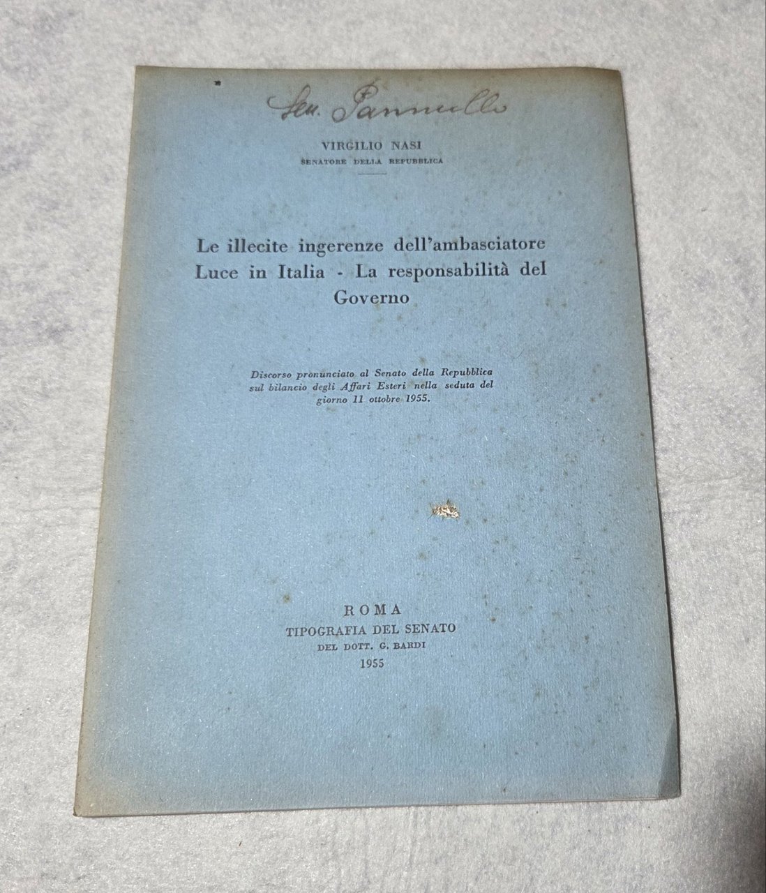 Le illecite ingerenzedell'ambasciatore Luce in Italia - La responsabilita' di … | Immagine principale