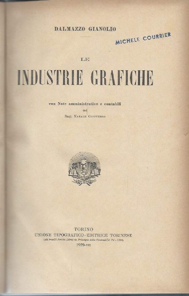 LE INDUSTRIE GRAFICHE (1929) | Immagine principale