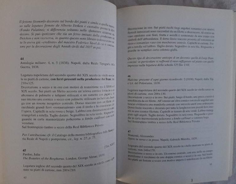 LE LEGATURE PREGIATE DELLA BIBLIOTECA DI NAPOLI DAL 1770 AL …
