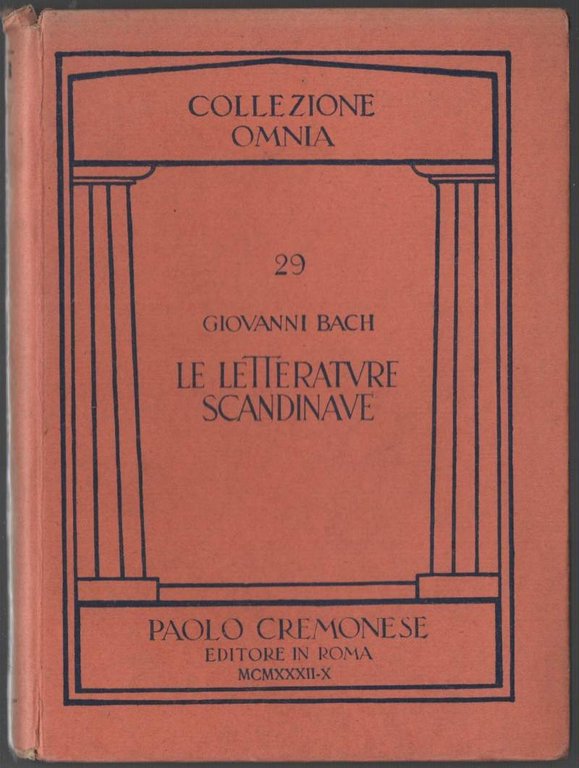 LE LETTERATURE SCANDINAVE (1932)