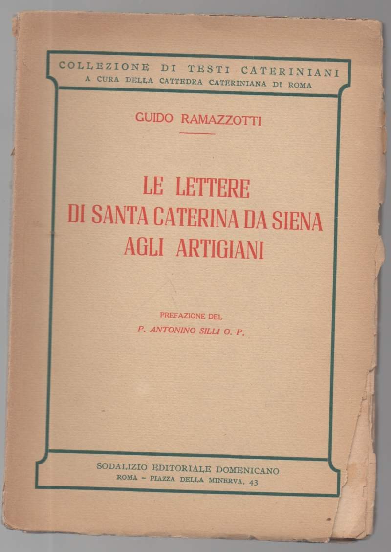 Le lettere di Santa Caterina da Siena agli artigiani