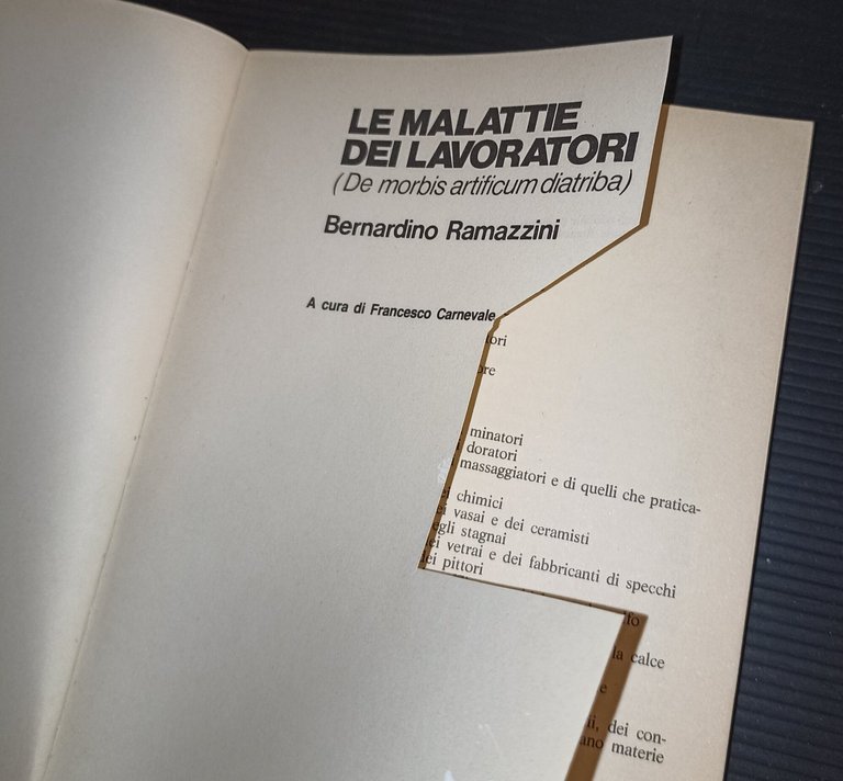 Le malattie dei lavoratori