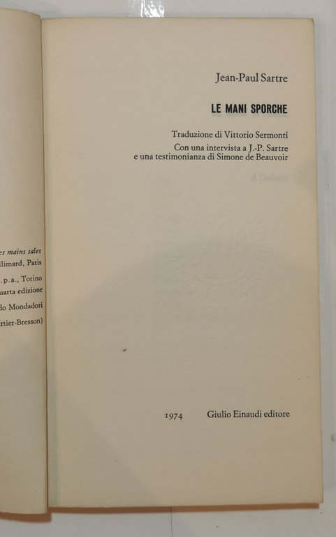 Le mani sporche