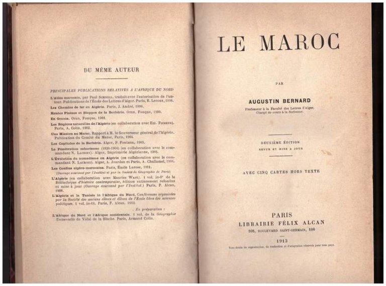 LE MAROC (1913)