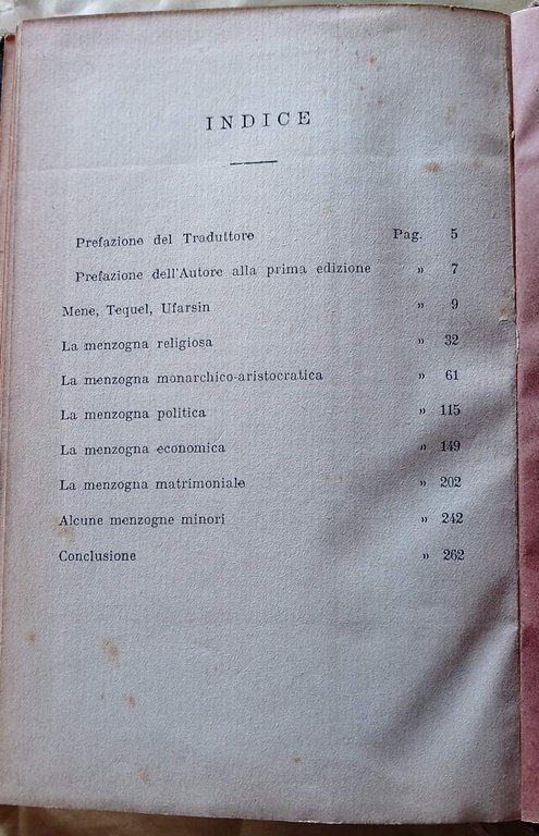 LE MENZOGNE CONVENZIONALI DELLA NOSTRA CIVILTA'(1914)