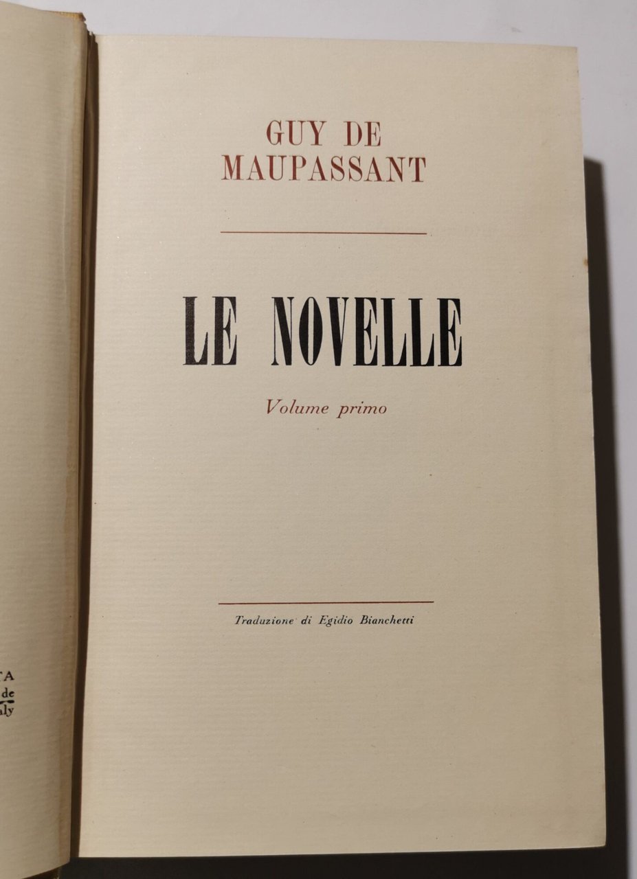 Le novelle 2 Voll.