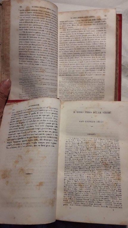 LE OPERE DI BERNARDO DAVANZATI- 2 VOLL.( 1853) | Immagine Gallery 7