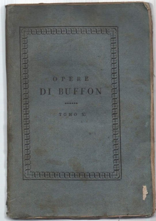 LE OPERE DI BUFFON-VOL. X (1820)