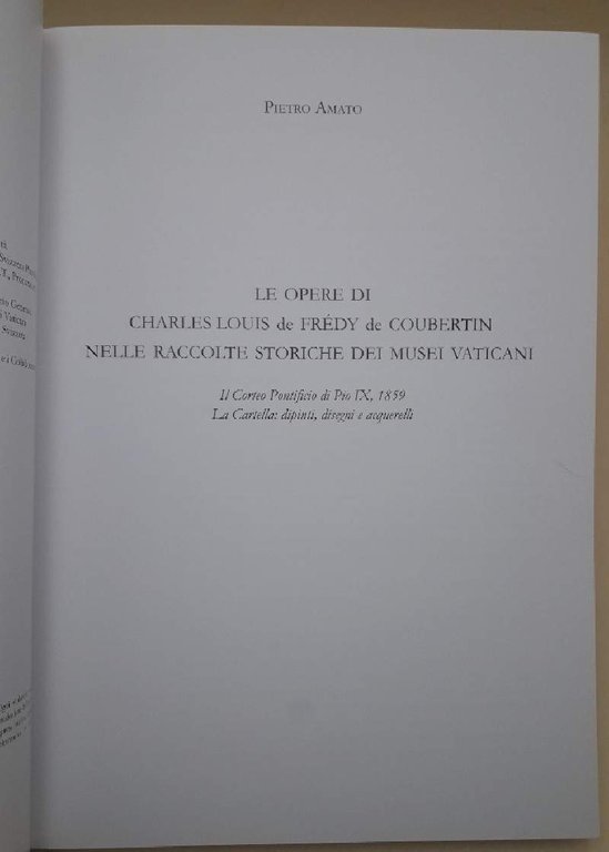LE OPERE DI CHARLES LOUIS DE FREDY DE COUBERTIN NELLE …