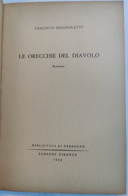 Le orecchie del diavolo