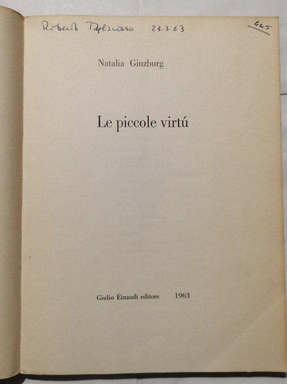 Le piccole virtù | Immagine Gallery 2