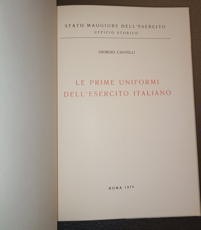 Le prime uniformi dell'esercito italiano