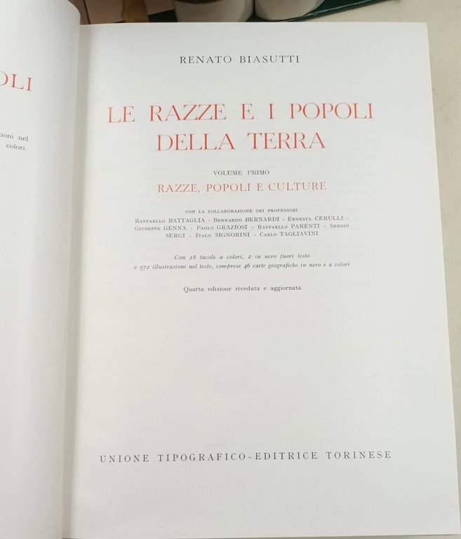 Le razze e i popoli della terra- 4 voll